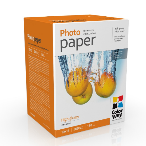 Папір 10*15см глянцевий 180г/м 500 шт ColorWay PG1805004R Житомир - фото 2