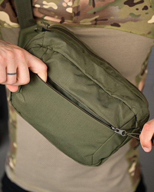 Тактична поясна сумка laberis олива РП7470 Одеса - фото 4