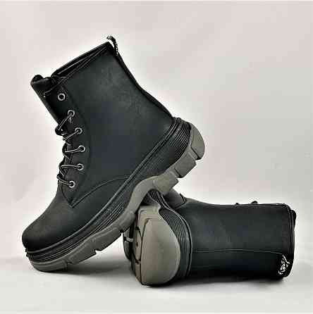 Зимові напівчоботи Жіночі з Хутром Черні (розміри: 36) - 03-1 Дніпро