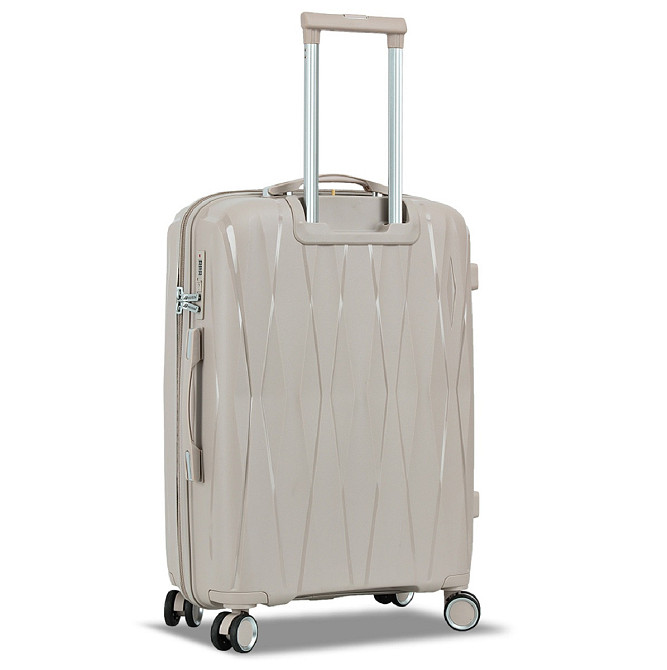 Чемодан полипропиленовый MADISSON 51103 средний 67 см шампань Киев - изображение 5
