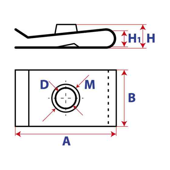 Закладная под саморез, 07147330002, 7147330002, 2-series F45 Active Tourer 16285 Киев