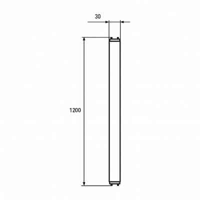 Лампочка Eurolamp G13 (LED-T8-18W/6500(nano)) Винница