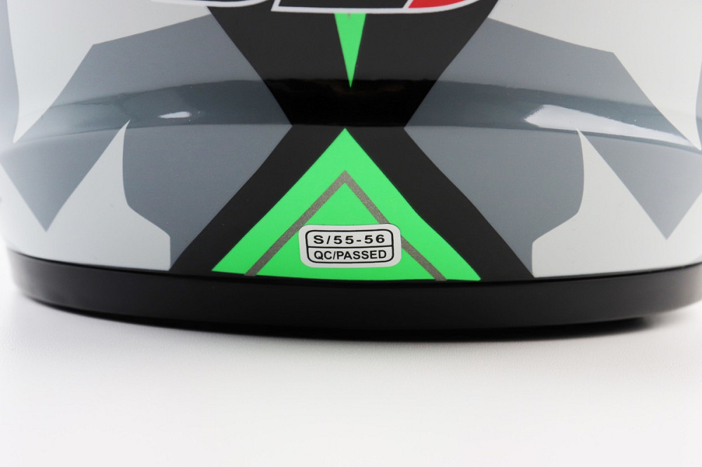 Шолом модуляр, закритий з відкидним підборіддям+відкидні окуляри BLD-159 S (55-56см), ЧОРНО-ЗЕЛЕНИЙ Київ - фото 8