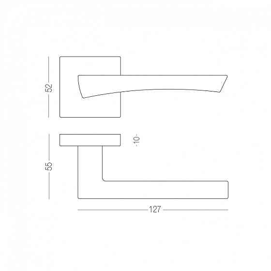РУЧКА ДЛЯ ДВЕРЕЙ НА РОЗЕТЦІ DELIKATE Київ