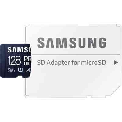 Карта пам&apos;яті Samsung 128GB microSDXC class 10 UHS-I U3 V30 A2 Pro Ultimate (MB-MY128SA/WW) Вінниця