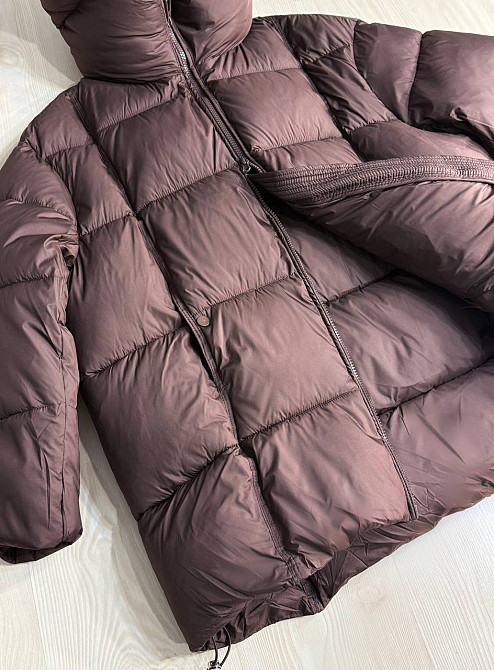 Куртка жіноча Lady Yep 10036 парка пуфер оверсайз з капюшоном коричнева, коричневий, 42 Київ - фото 2