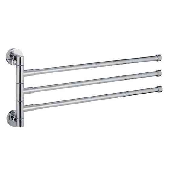 Тримач для рушників поворотний (3 планки) хром Харків