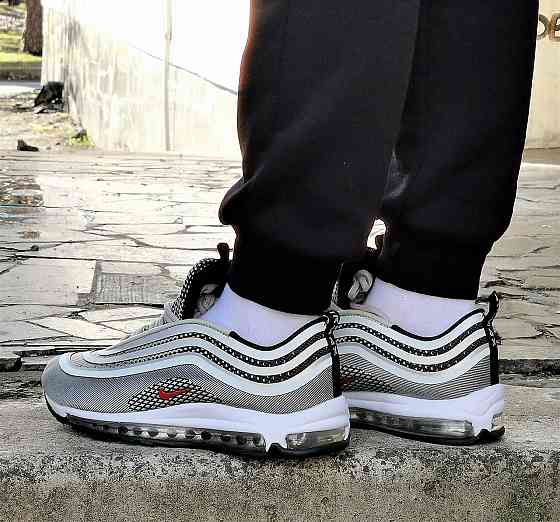 Мужские Кроссовки Nike 97 Серые Найк с Рефлективом (размеры: 43,44) Видео Обзор Днепр