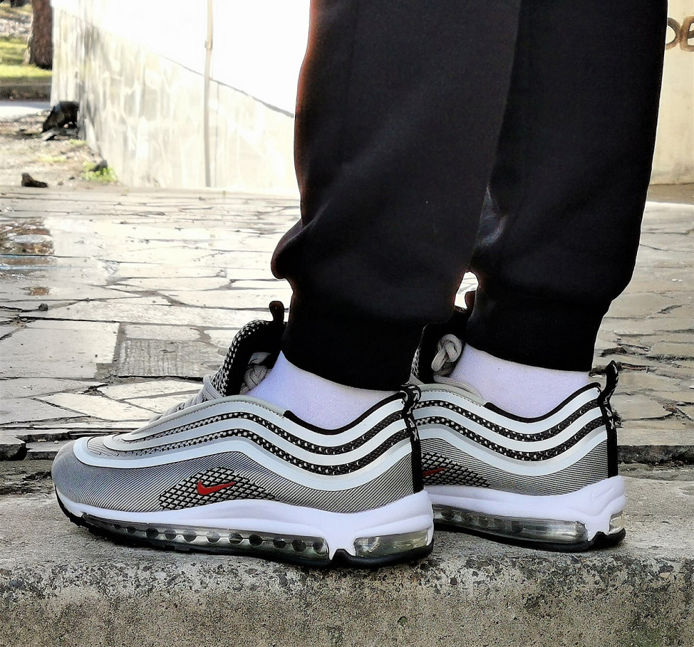 Мужские Кроссовки Nike 97 Серые Найк с Рефлективом (размеры: 43,44) Видео Обзор Днепр - изображение 4