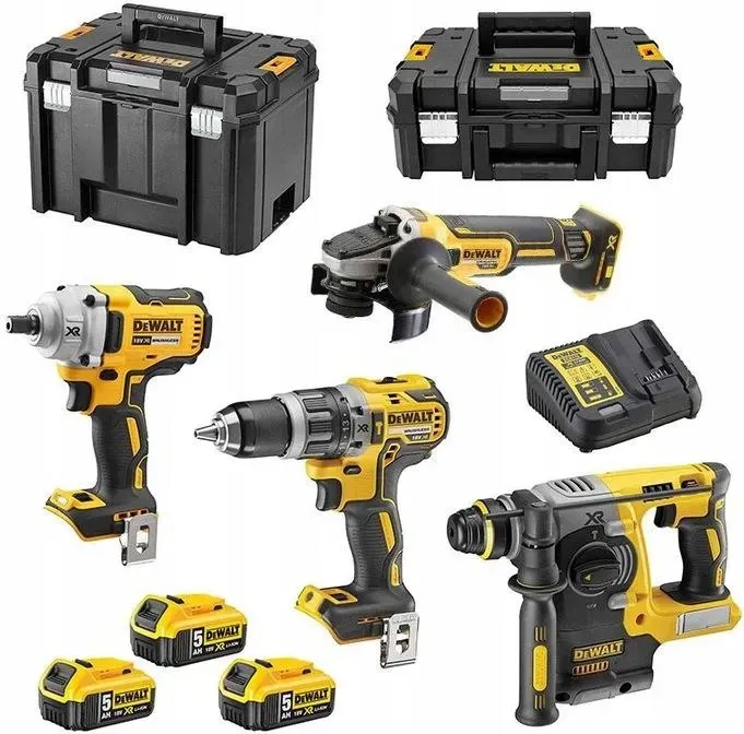 Dewalt Zestaw Combo Bezszczotkowy 4SZT 18V 3X5.0Ah Київ - фото 1
