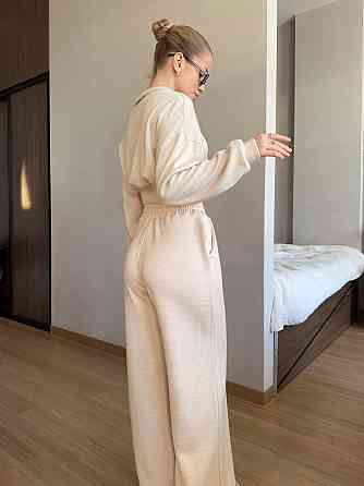 Женский теплый прогулочный костюм из турецкой ангоры Кремовый, 42/44 Одесса