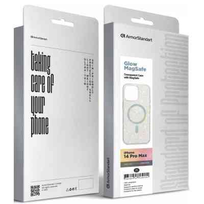 Чохол до мобільного телефона Armorstandart Glow Magsafe Apple iPhone 14 Pro Max Transparent (ARM69725) Вінниця
