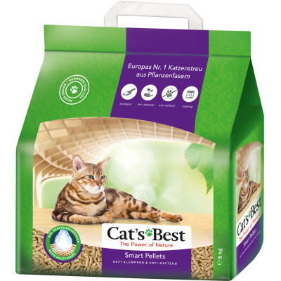 Наповнювач для туалету Cats Best Smart Pellets Деревний грудкувальний 5 кг (10 л) (4002973000885) Вінниця - фото 1