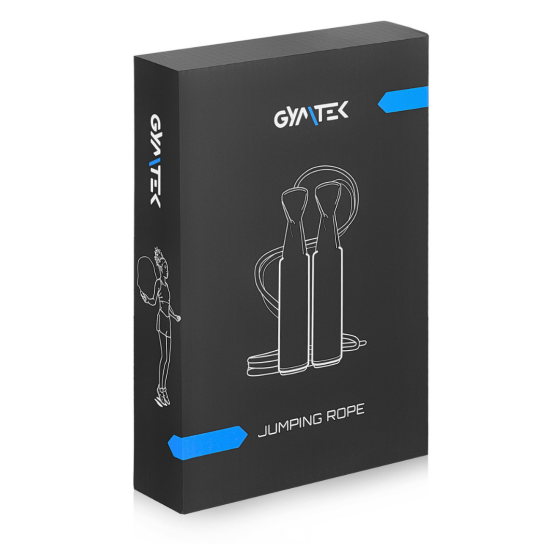 Скакалка Gymtek швидкісна чорна Київ