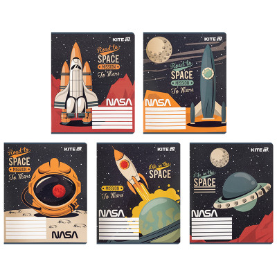 Тетрадь Kite NASA, 12 листов, клетка (NS25-232) Винница - изображение 1