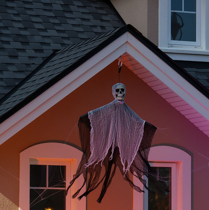 Декор підвісний "Привид з черепом" 80х55см SBR Київ - фото 2