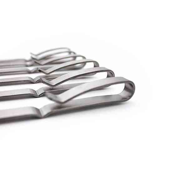 Набор шампуров для боковой горелки гриля SANTOS, из нержавеющей стали, ветрозащиты, набор 6 шт. 890956 Код: 010998 Ровно