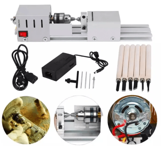 Мини токарный станок для дерева 100 Вт для моделизма Киев