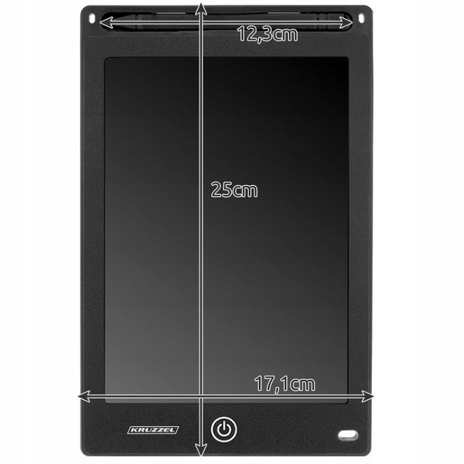 Планшет для малювання та письма з ручкою 25.4 см Kruzzel (22455) Black Нововолинськ - фото 7