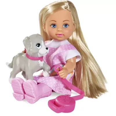 Кукла Simba Эви Прогулка под дождем с собачкой, аксессуарами (5733592) Винница