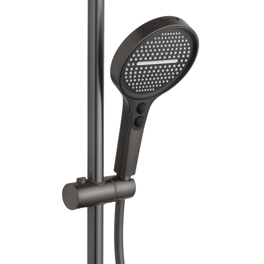 Душевая система пристенная Kroner KRP Makon - GRP0637 графит Киев - изображение 6