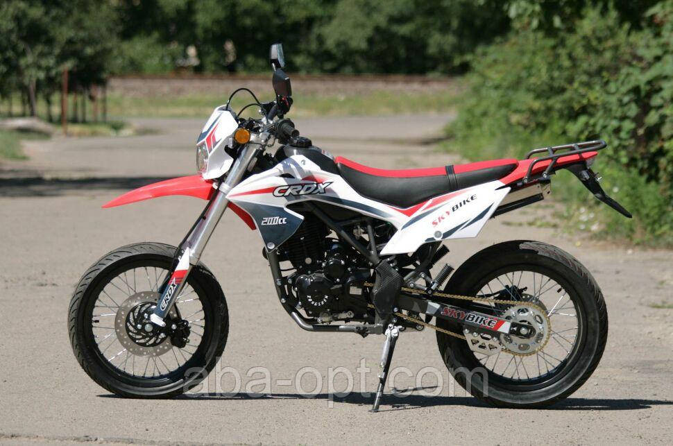 Мотоцикл SKYBIKE CRDX 200 (MOTARD) Об'єм 196.4м3 14.3 к.с. 110/70-17"/130/70-17"купити в інтернет-магазині дешево Одеса - фото 9
