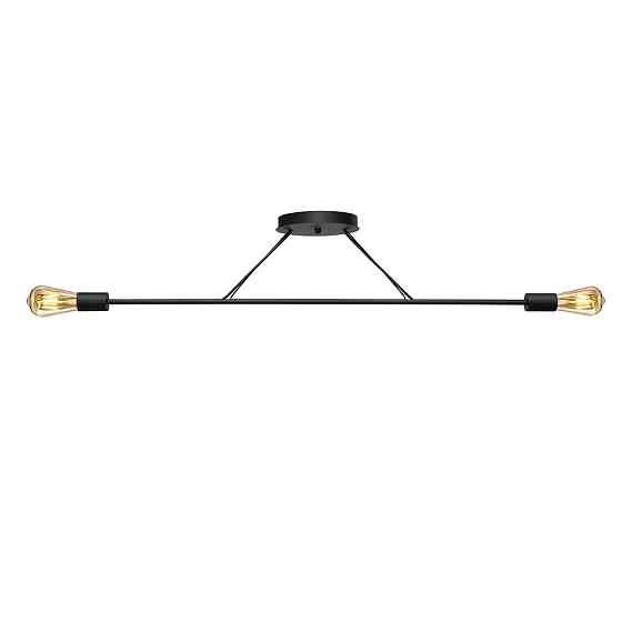 Люстра подвесная MSK Electric Asket на две лампы Е27 NL 10320-2 BK черная Одесса