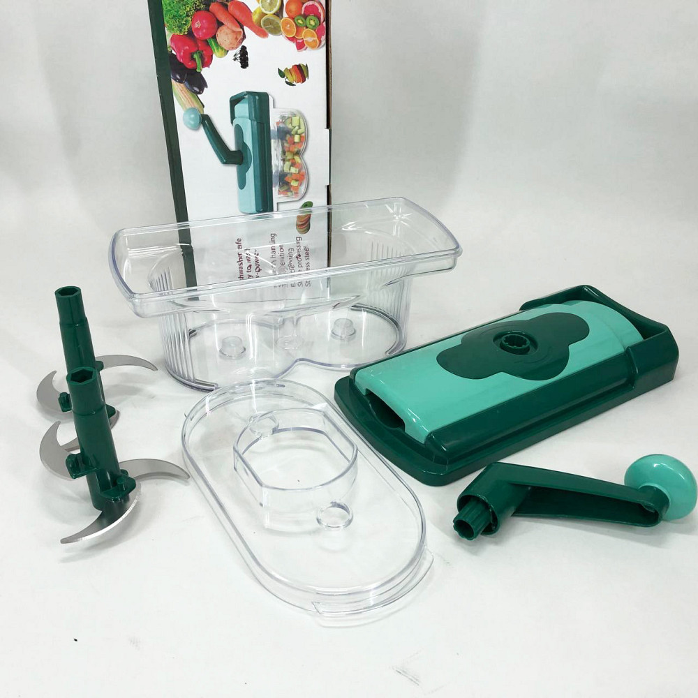 Ручна овочерізка шинковка з контейнером Nicer Dicer Twist, Ручной измельчитель овощерезка KB-22 Івано-Франківськ - фото 5