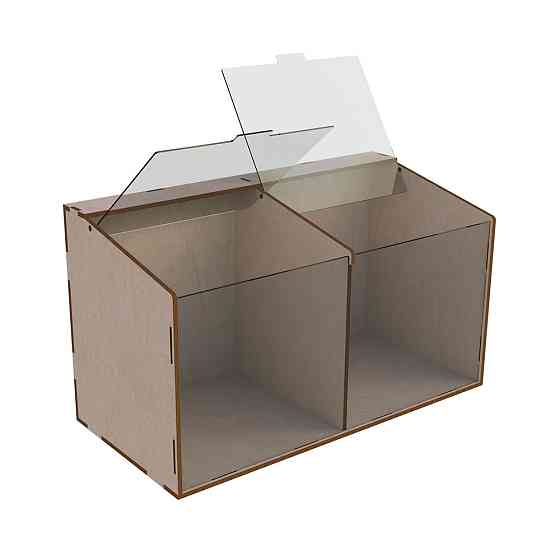 Диспенсер EKOSTAR для конфет, снеков, орехов, крупы на 2 ячейки Киев