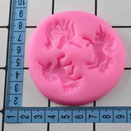 Молд Единорог 7 см розовый Киев