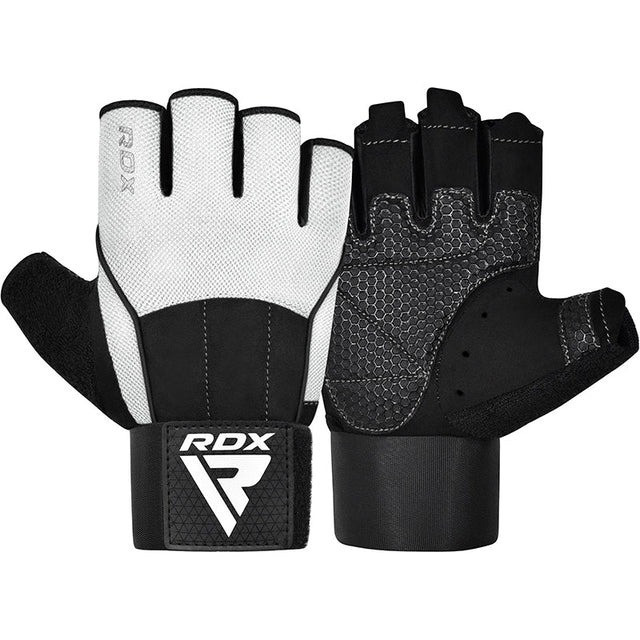 Рукавички для фітнесу RDX W3 WHITE WITH EVA PADDING-L Каменское - изображение 1