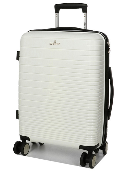 Валіза поліпропіленова MADISSON 33703 мала 55 см біла Київ - фото 1