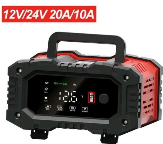 Импульсное зарядное устройство для аккумуляторов Foxsur 12V20A-24V10А. Харьков - изображение 8