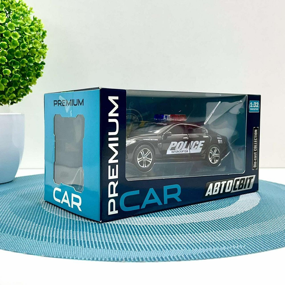 Машина Автосвіт BMW M8 інерційна відчиняються двері 16 см Чорна (AP-1958) Чернігів - фото 4