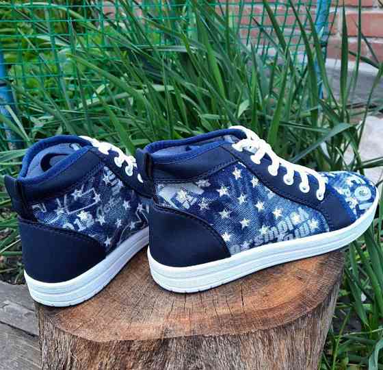 -Женские Кроссовки Мокасины Слипоны Синие Кеды Джинсовые (размеры: 39) - 53 Днепр