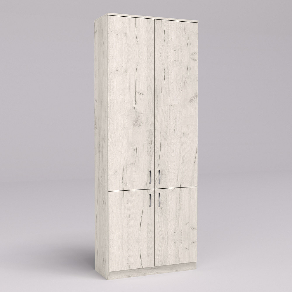 Шкаф ОШК-1, Дуб Крафт Білий, 800/340/2100 Львов - изображение 1