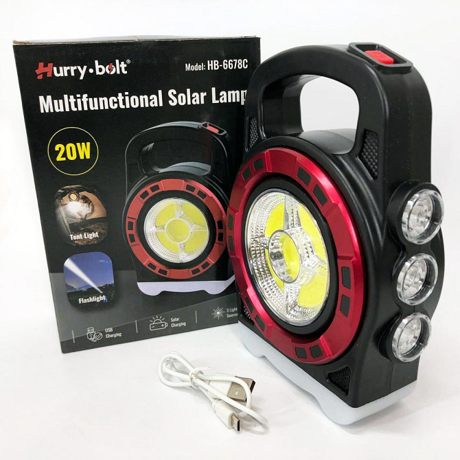 Ліхтар аварійний переносний 6678С-3LED+5COB, Ліхтар світлодіодний прожектор, Аварійної XD-230 ручний прожектор Київ - фото 4