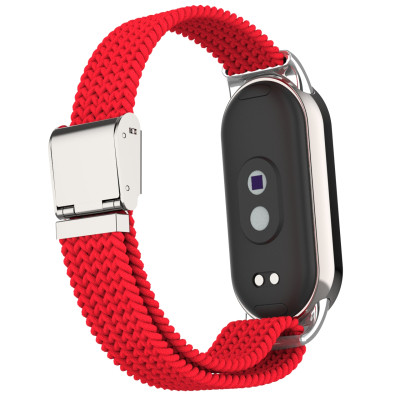 Ремінець до фітнес браслета Armorstandart Braided Solo Loop для Xiaomi Smart Band 10/9/8 Red (ARM86884) Вінниця - фото 3