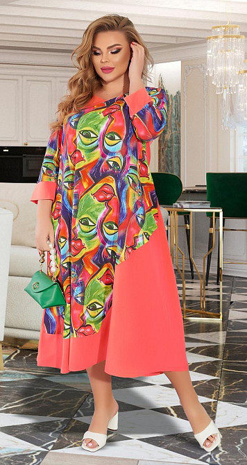 Красиве легке плаття великого розміру (54) Київ - фото 2