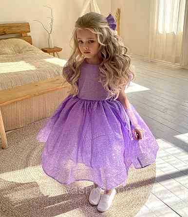 Лавандова пишна сукня з блискітками Кривий Ріг