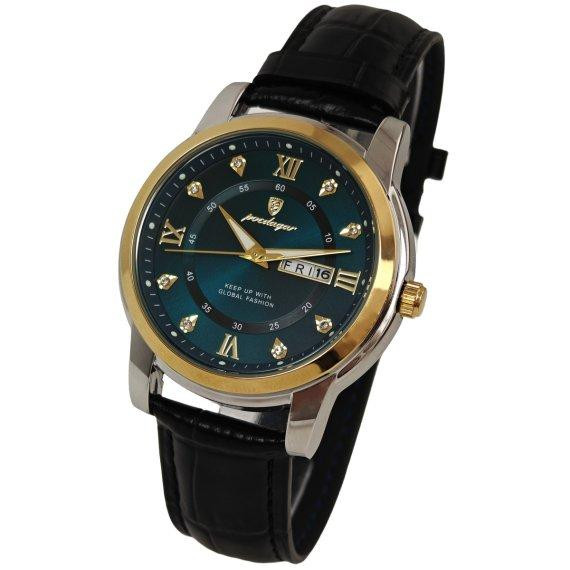 Годинник чоловічий наручний Poedagar Unique Men Leather Deluxe (2 ремінці) Вінниця - фото 1