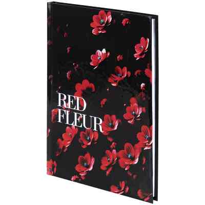 Книга записная Axent Red fleur А5, 96 листов, клетка, твердая обложка (8459-3-A) Винница