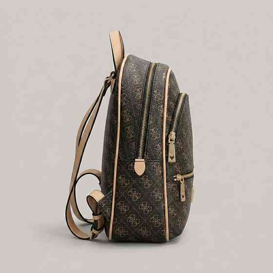 Жіночий брендовий рюкзак Guess (9533) коричневий Київ