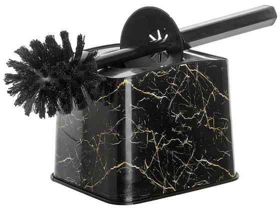 Йоржик для унітазу Чорний мармур "ELIF" Харків