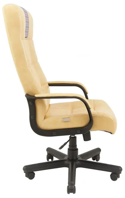 Офисное Кресло Руководителя Richman Virginia Titan Yellow (Без Принта) Пластик Рич М3 MultiBlock Бежевый Киев - изображение 3