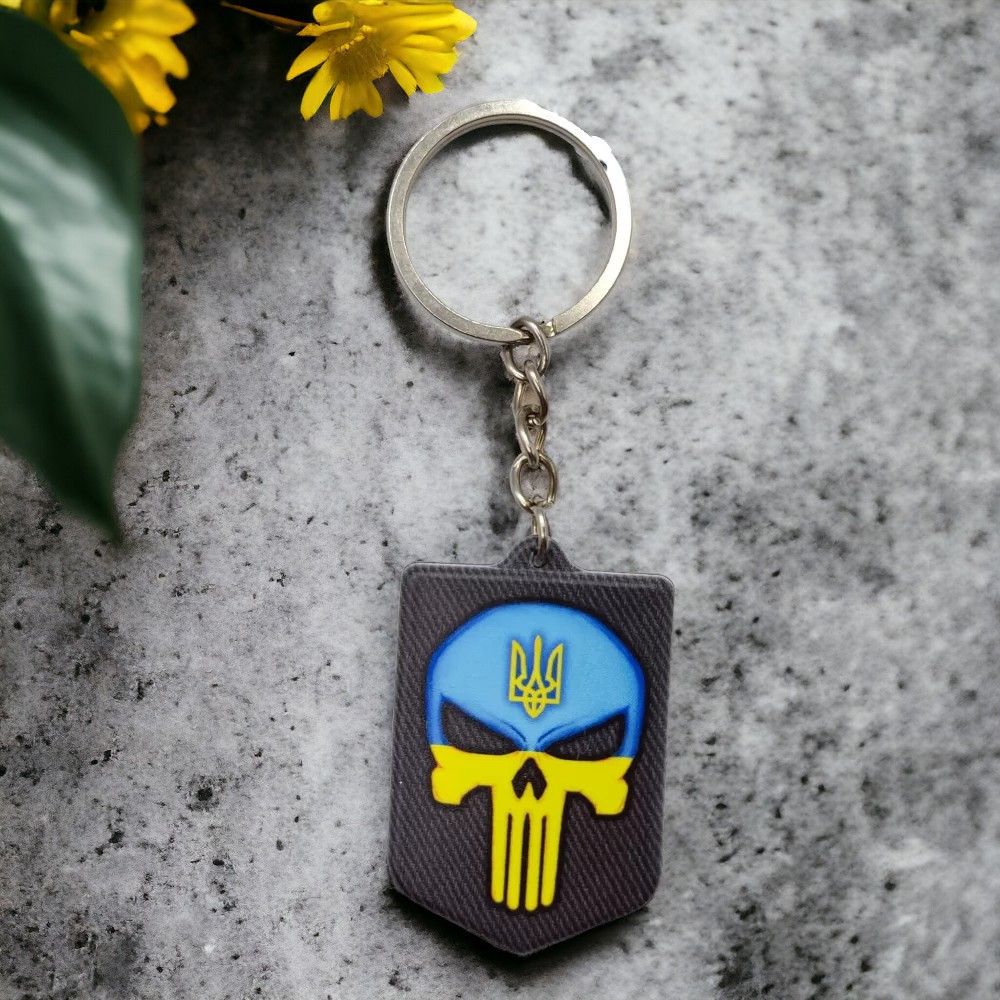 Брелок гумовий Смерть ворогам чорний Запоріжжя - фото 1