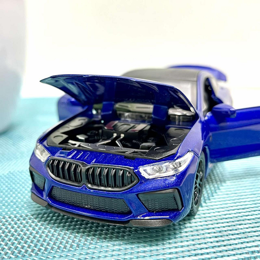 Машинка металева АвтоЕксперт ВМВ m 8 1:32 світло/звук Синя (42212) Чернигов - изображение 5