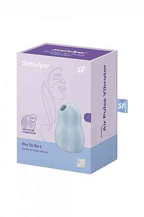 Вакуумний вібратор PRO TO GO1 blue Sex Aura Київ