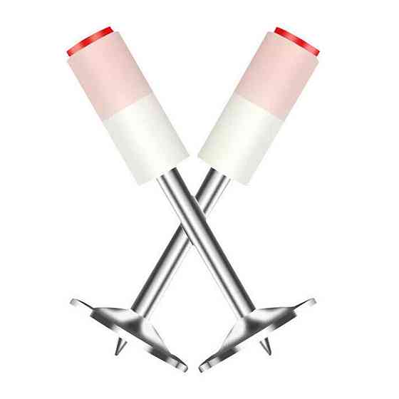 200 шт Монтажні цвяхи піроксилінові 7,3х42мм, шайба 16мм / Дюбель-цвяхи для пневмоінструменту Київ