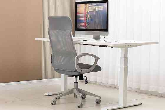 Крісло поворотне Q-026 сіре Київ